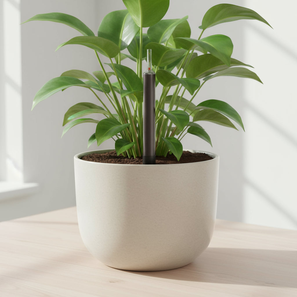 Compacte watermeter zonder batterijen voor kamerplanten en tuinplanten
