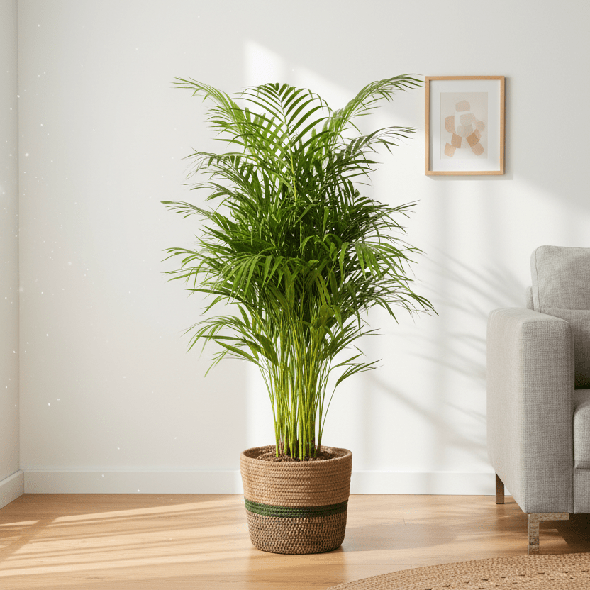 Dypsis Areca Lutescens goudpalm 100–120 cm met mand Ø21 cm - Plant - plantenmagie