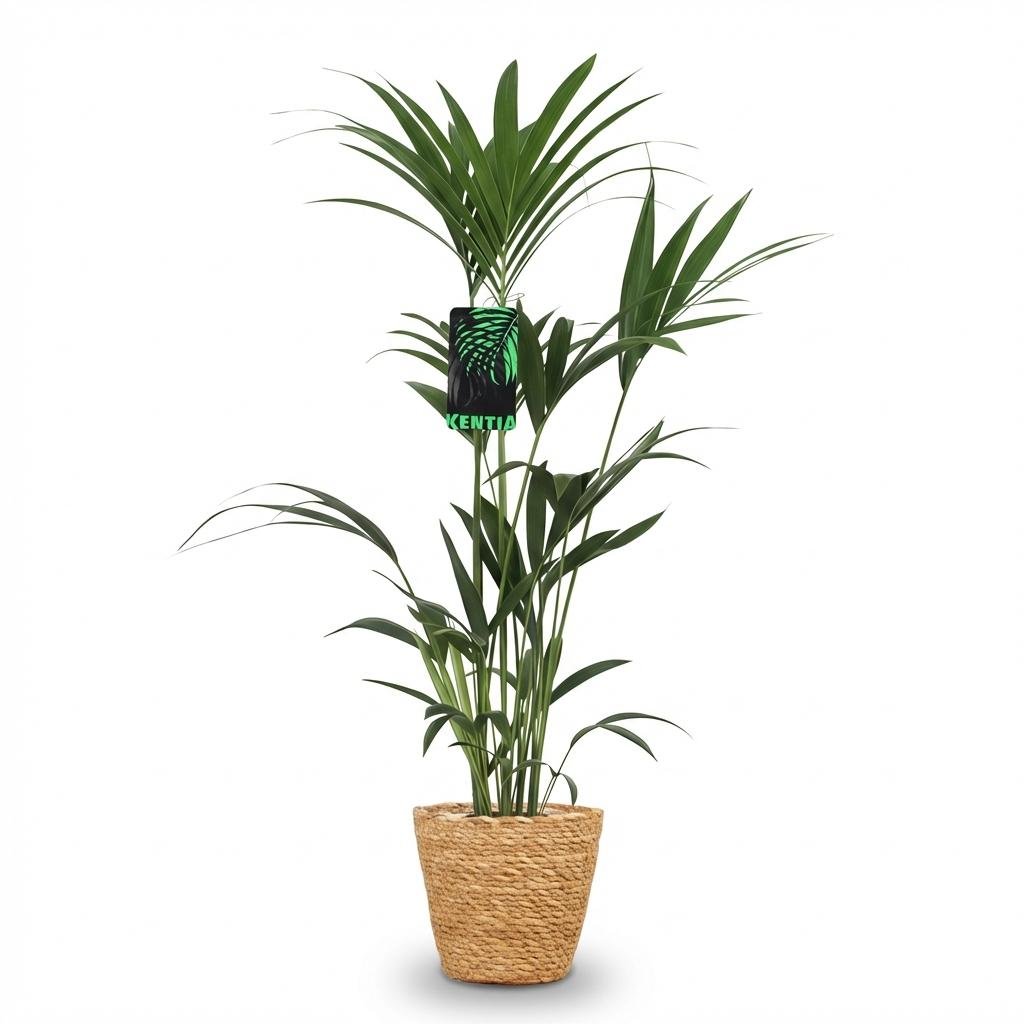 Kentia-Palme (Howea forsteriana) 120–130 cm mit Korb Ø21