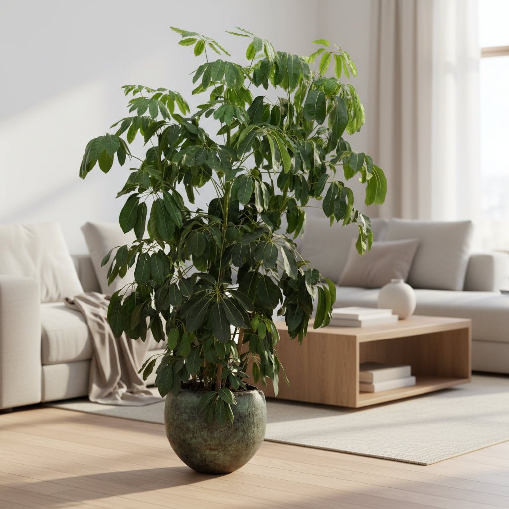 Schefflera Amate XL - 230 cm - ø45 - Plant - plantenmagie