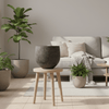 Pot Orb Black Washed - D32 x H28-Pot-Planten Magie