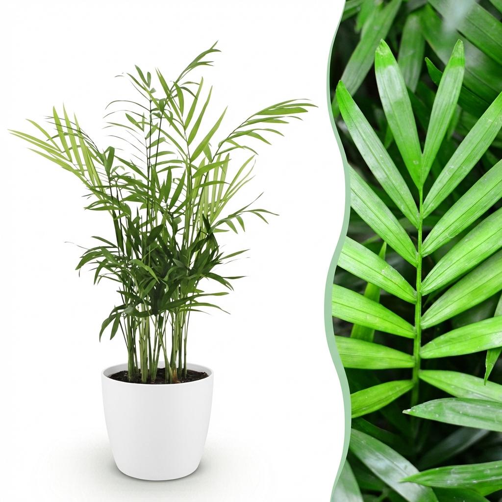Chamaedorea elegans met pot – huisdiervriendelijke palm | Planten Magie - Plant - plantenmagie