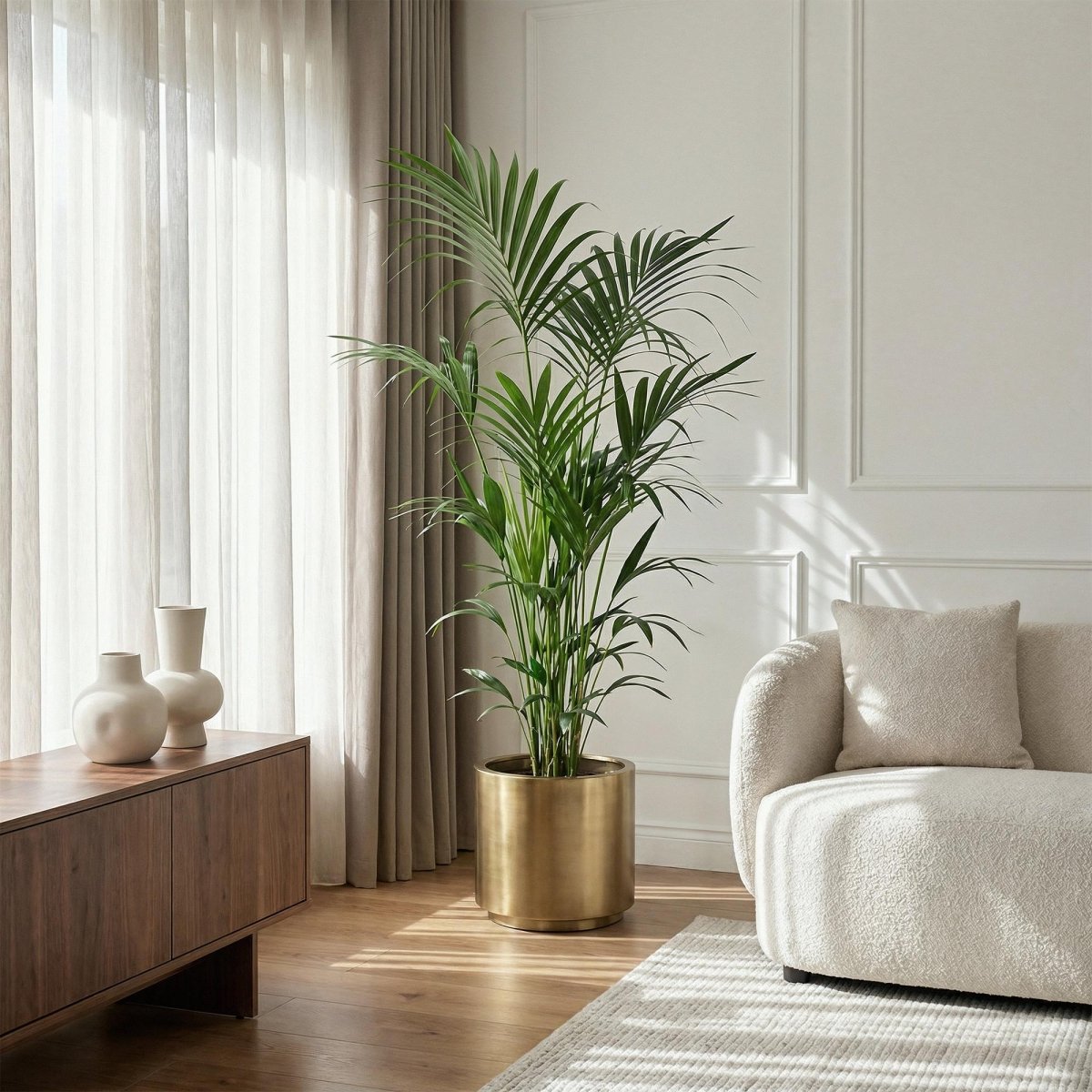 Kentia Palm - Weinig Onderhoud - Groen - 1 plant - Pot 27cm - Hoogte 160-170cm